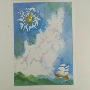 💙4/20 vintage fairy tale illustration